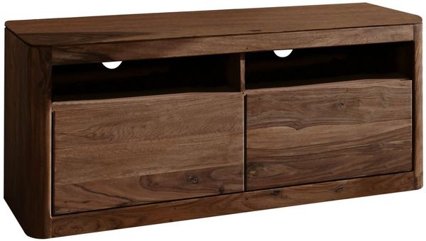 TV-Board Sheesham 130x40x58 smoked cherry gebeizt TORONTO #119