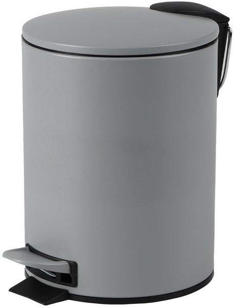 Urban Living Kosmetikeimer 3 Liter Tretmülleimer Abfalleimer Mülleimer Tretpedal Absenkautomatik, Hygienische Pedalbedienung, herausnehmbarer Eimer mit Henkel