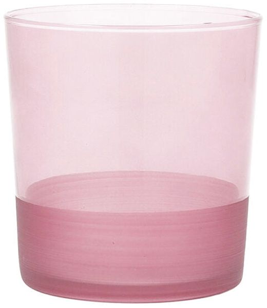 Becher Quid Pincel Rosa Glas 380 Ml (6 Stück)