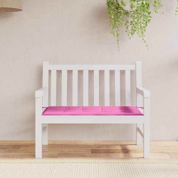 vidaXL Stuhlpolster Uni Rosa 120 x 50 x 3 cm Oxford-Stoff 361140