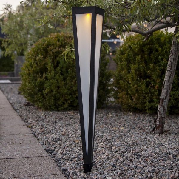Star Solar-Wegeleuchte "Pyramis", schwarz