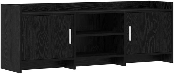 vidaXL TV-Schränk 130 x 33 x 47 cm Schwarze Eiche Holzwerkstoff 8011172