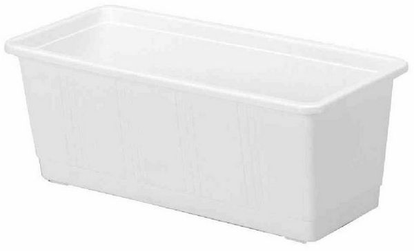 Blumenkasten Standard 80 x 17,5 cm weiß