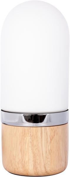 Tischlampe Ganro 400 Weiß / Holz