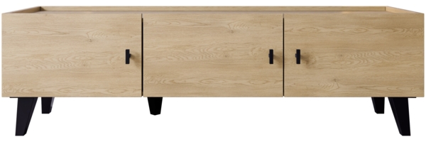 TV-Lowboard Vurkizo 150 3D (Farbe: Eiche Cremona)