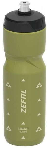 Zefal Trinkflasche Zéfal Sense Soft Trinkflasche 800 ml, olivgrün, BPA-frei, ergonomisch