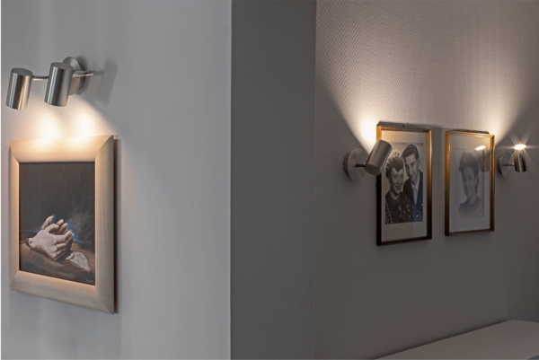 meineWunschleuchte 'Faina' Deckenstrahler, LED, 2 flammig, silber matt, 32,5x19 cm Bild 3