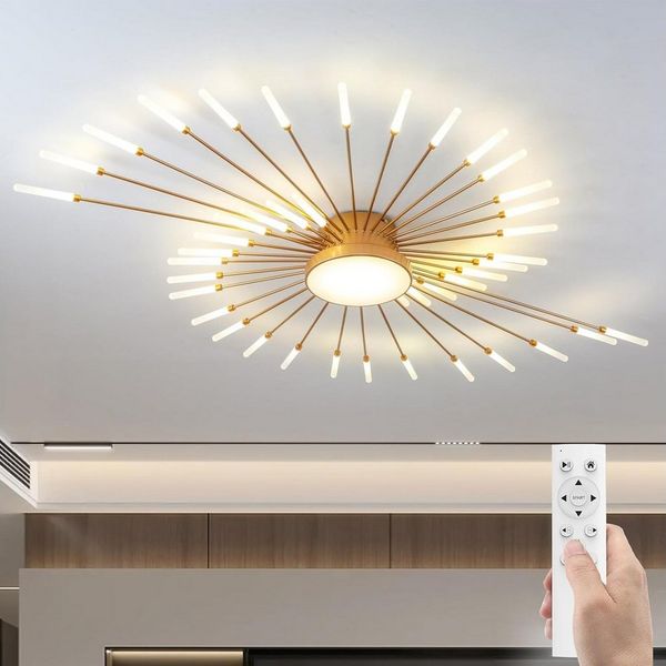 RRBEST Deckenleuchte LED Deckenleuchte Wohnzimmer, Moderne Minimalistische Deckenlampe, Moderne Minimalistische Deckenlampe für Wohnzimmer, Schlafzimmer