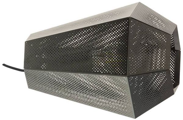 Eglo 43225 Tischleuchte CHIAVICA nickel-nero E27 1X28W L:25cm B:17,5cm H:20,5cm mit Kabelschalter