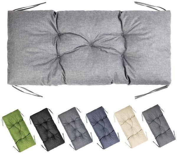 Garronda Bankauflage 100-180 cm, ca. 10 cm dick, Sitzkissen Outdoor GD-0219, (1 St), Hypoallergen, UV-beständig, Wasserbeständig