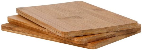 3er Set Holzbrettchen aus Bambus - praktisch & vielseitig