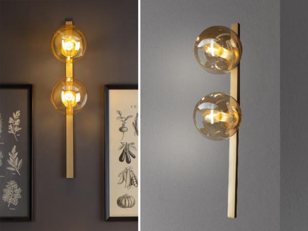 Luce Design Pluto 9110 AP2 GO Wandleuchte 2-flammig ECO Light