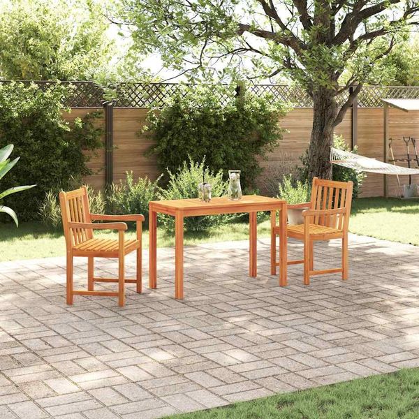 vidaXL Garten Essgruppe 3 pcs Braun Massivholz Akazie 3375636
