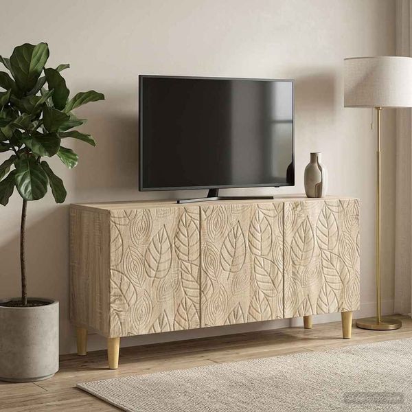 vidaXL TV-Schränk 99 x 34,5 x 50 cm Sonoma-Eiche Holzwerkstoff 895177