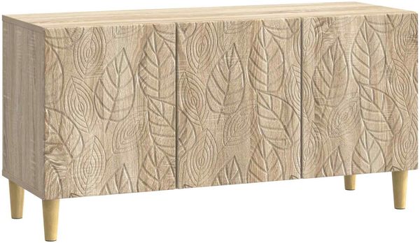 vidaXL TV-Schränk 99 x 34,5 x 50 cm Sonoma-Eiche Holzwerkstoff 895177