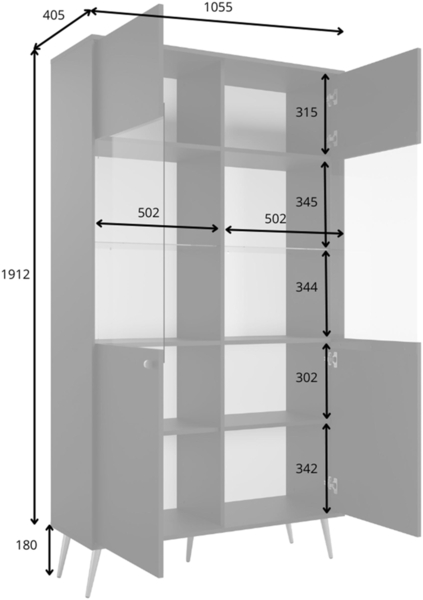 AX LIVING Wohnlandschaft beige creme Colordy U Form Bettkasten 332 cm Bild 3