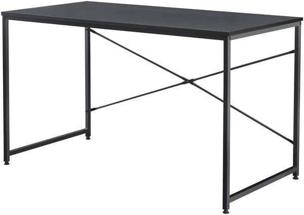 en. casa 'Røros' Schreibtisch, Schwarz, 120 x 60 x 72 cm