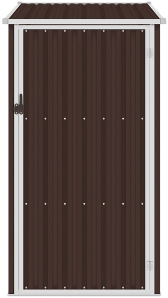 vidaXL Gerätehaus Braun 87x98x159 cm Verzinkter Stahl 46292