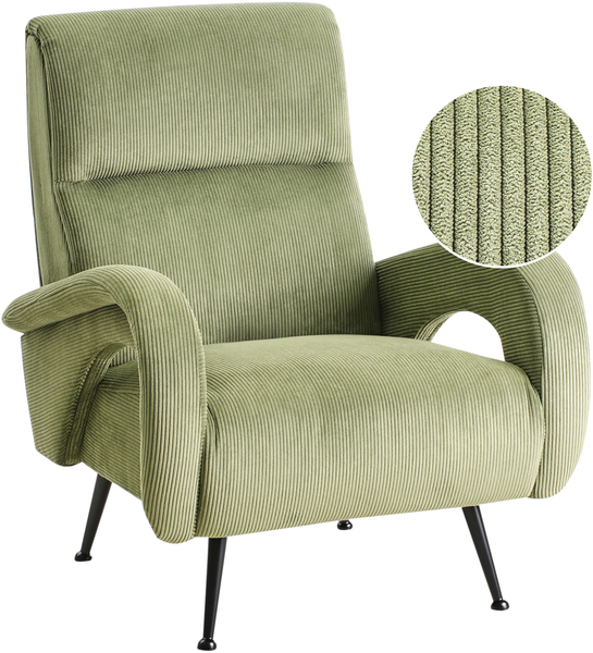 Sessel SVALOV Cord Grün