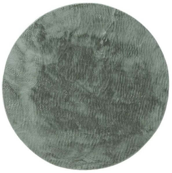 benuta Fellteppich Furry, rund, Höhe: 11 mm, Teppich Wohnzimmer, Esszimmer, Schlafzimmer, Flur, Weich, Rutschfest