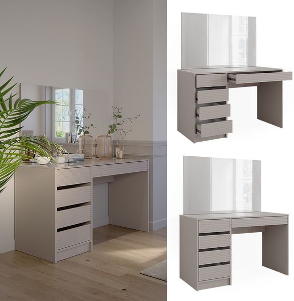Schminktisch Sherry Cashmere 120 cm mit Spiegel Vicco Bild 2