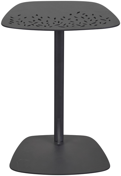 BARI Beistelltisch 39x40, Platte: Aluminium anthrazit, Gestell: Aluminium anthrazit Bild 2