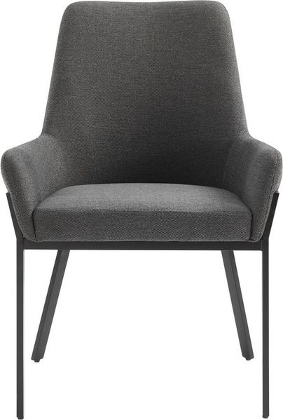 OTTO home Stuhl Lome (1 St), mit pflegeleichtem Webstoff Bezug, Metallgestell, Sitzhöhe 49 cm