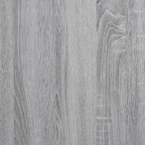 vidaXL Bettgestell Grau Sonoma 140x200 cm Holzwerkstoff und Metall 3280000 Bild 8