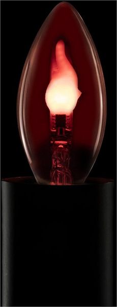 SEGULA LED-Filament LED Kerze rot, E27, E27, 1 St, Extra-Warmweiß