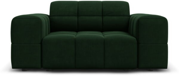 Micadoni Sessel Jennifer 1-Sitzer Samt Flaschengrün