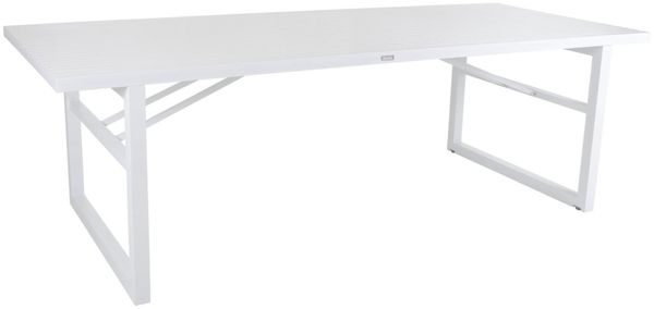Gartenesstisch Vevi 230x95 cm, Weiß