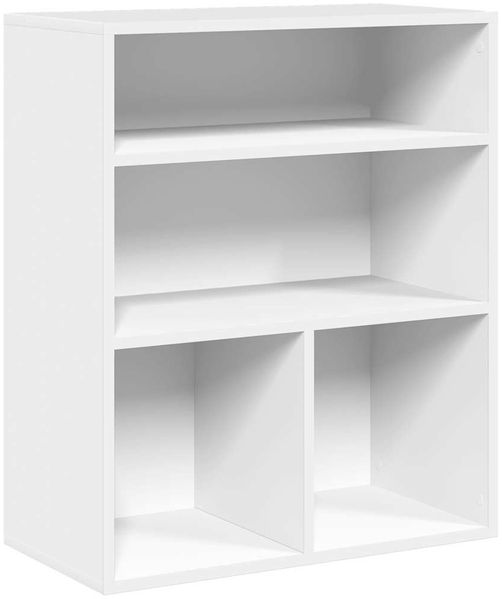 vidaXL Bücherregal Weiß 60x30x71,5 cm Holzwerkstoff 860310 Bild 2