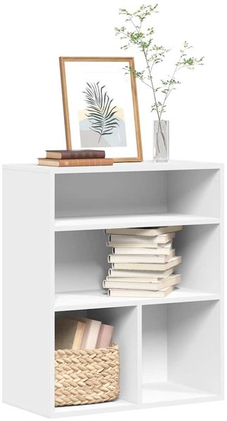 vidaXL Bücherregal Weiß 60x30x71,5 cm Holzwerkstoff 860310