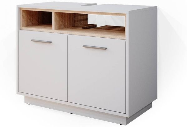 Vicco 'Beatrice' Waschtischunterschrank, Spanplatte, 80 x 64 x 40 cm, Weiß