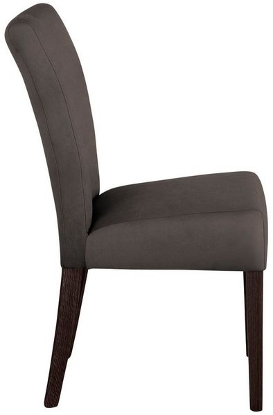Home affaire Esszimmerstuhl Queen (Set, 6 St), Beine aus massiver Buche, wengefarben lackiert, Polsterstuhl