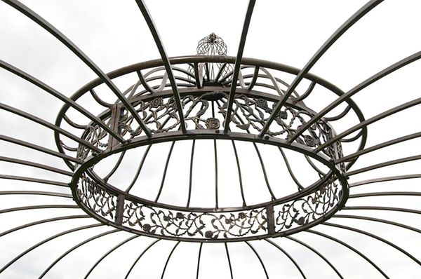 CLP Luxus Pavillon Romantik rund 350 cm,bronze Bild 4