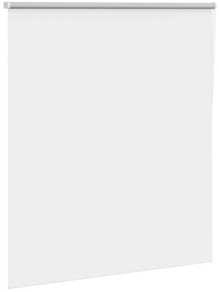 vidaXL Verdunkelungsrollo Weiß 125x150cm Stoffbreite 121,6cm Polyester 4011913 Bild 2