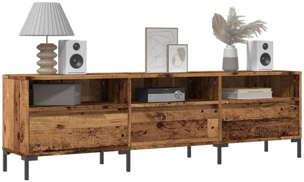 vidaXL TV-Schrank Altholz-Optik 150x30x44,5 cm Holzwerkstoff 857189