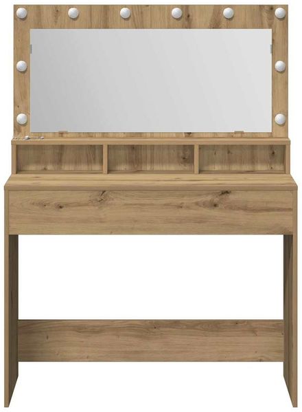 vidaXL Schminktisch Artisan-Eiche 100 x 41 x 135 cm Holzwerkstoff 865108 Bild 4
