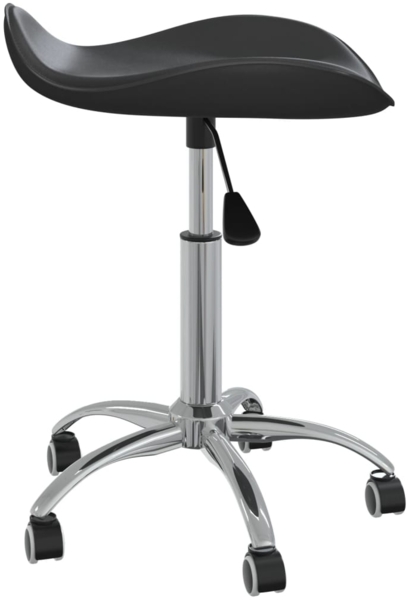 vidaXL Esszimmerstuhl Drehbar Schwarz Kunstleder [3088566] Bild 2