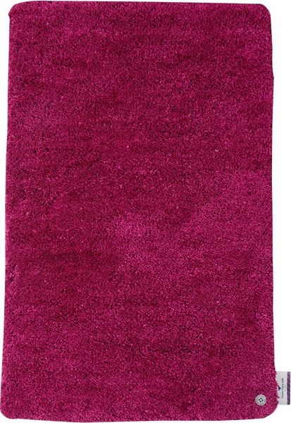 TOM TAILOR HOME Badematte Soft Bath, Höhe 27 mm, rutschhemmend beschichtet, fußbodenheizungsgeeignet, schnell trocknend, strapazierfähig, Kunstfaser, quadratisch, Badteppich, Uni Farben, rechteckig & quadratisch erhältlich