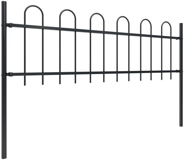 vidaXL Gartenzaun | Stahl | Robust | Modern 277640 Bild 2