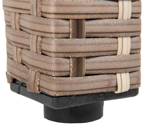 ESTEXO Gartenmöbel Set Essgruppe, Polyrattan Beige-Braun Bild 7