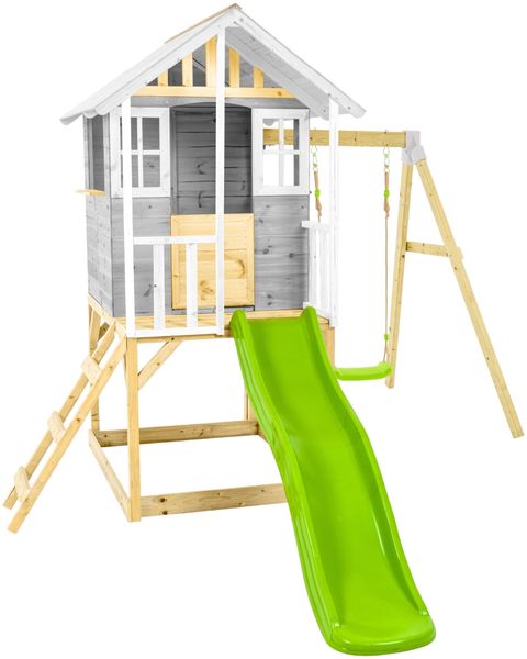Zwerkules Valli 2 | Kinder Stelzenhaus mit Rutsche