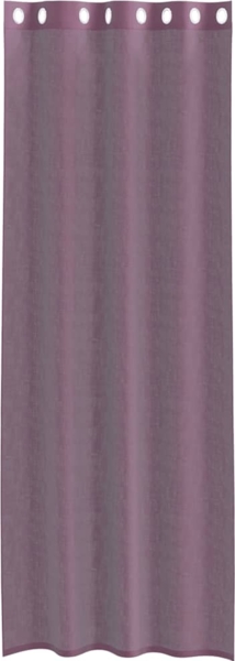 vidaXL Voile Vorhänge mit Ösen 2 Stk. Lila 140x260 cm 4102105 Bild 3