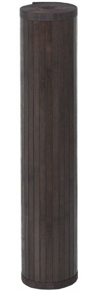 vidaXL Teppich Rechteckig Dunkelbraun 100x500 cm Bambus 376965 Bild 3