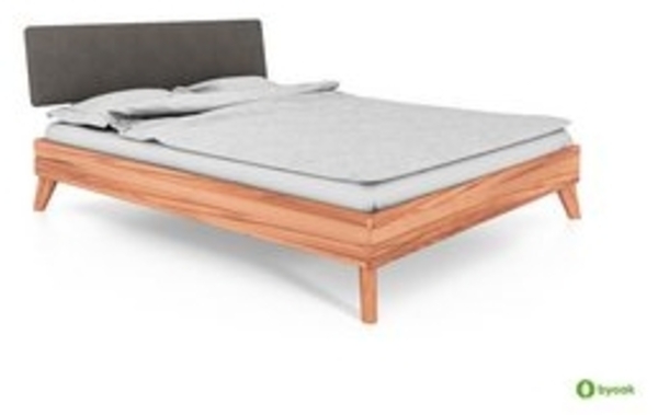 byoak Bett GREG 3 aus Massivholz mit Polsterkopfteil, Naturgeölt Bild 6