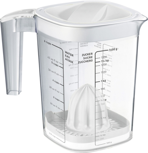 Rotho Messbecher Loft mit Zitronenpresse 1,5 l