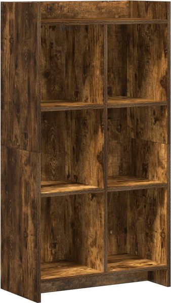 vidaXL Bücherregal Geräucherte Eiche 59 x 30 x 111 cm Holzwerkstoff 8011287