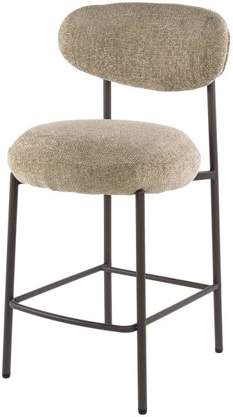 Barstuhl Velcira 2er-Set mit Renegade-Stoff, Cargo Sand